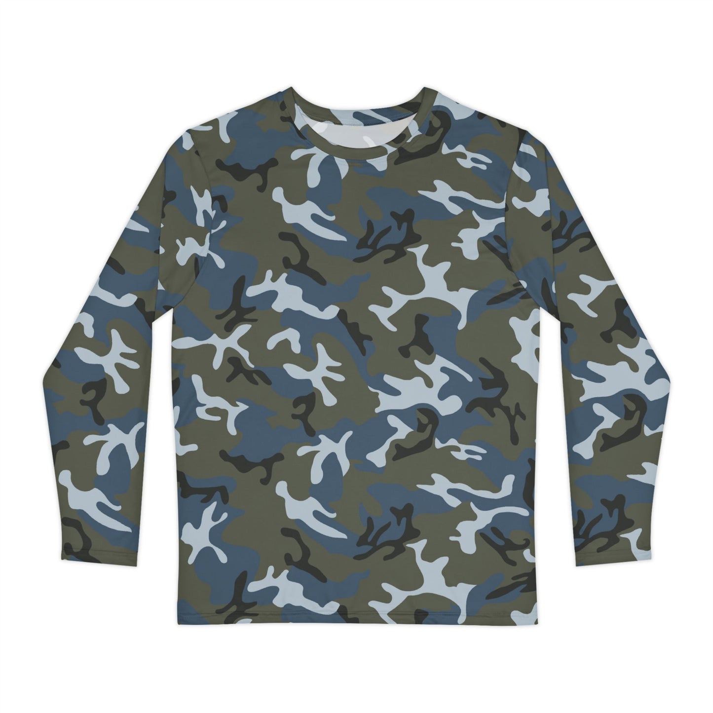Chinese Type 87 Ocean CAMO Unisex Long-Sleeve Shirt - XS