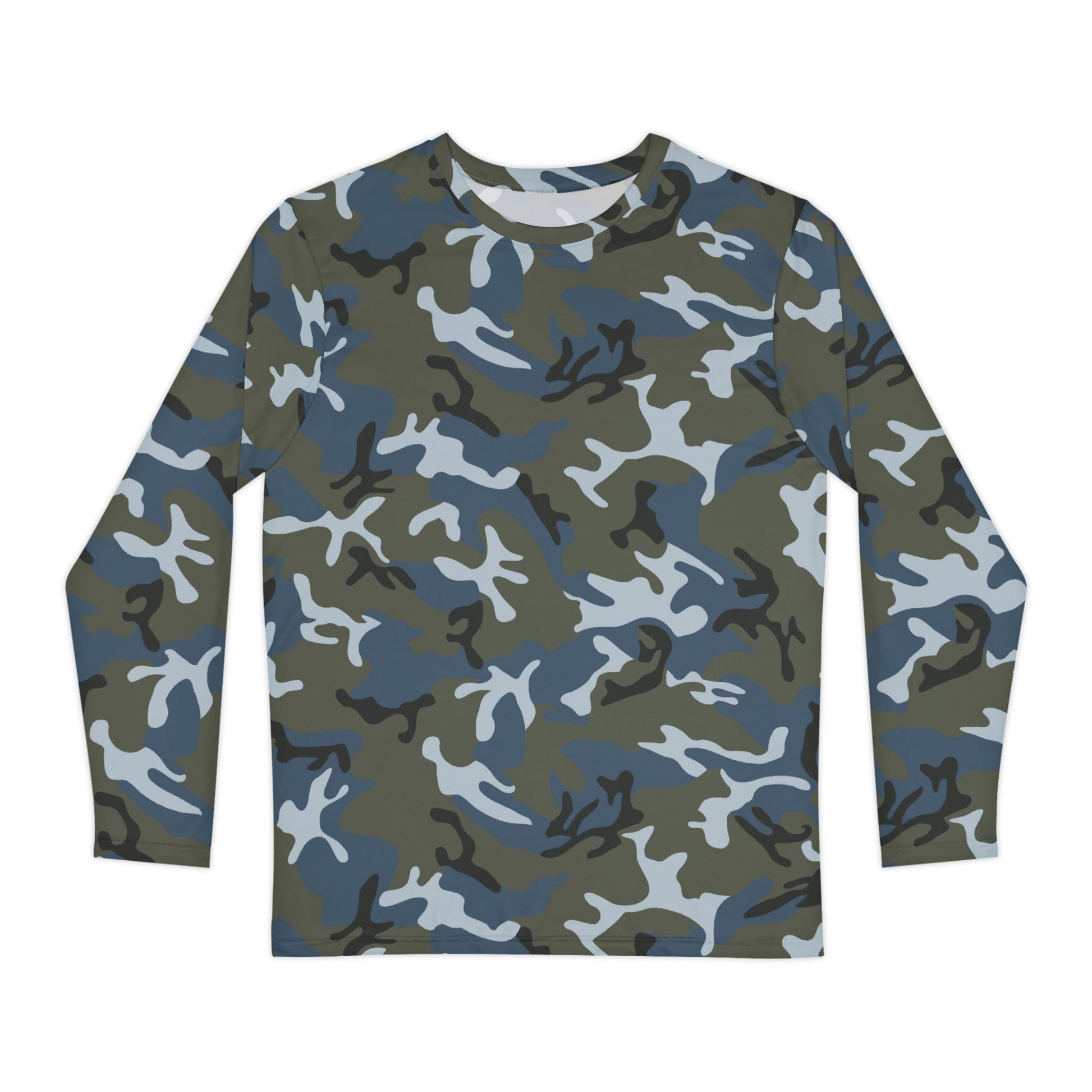 Chinese Type 87 Ocean CAMO Unisex Long-Sleeve Shirt - XS