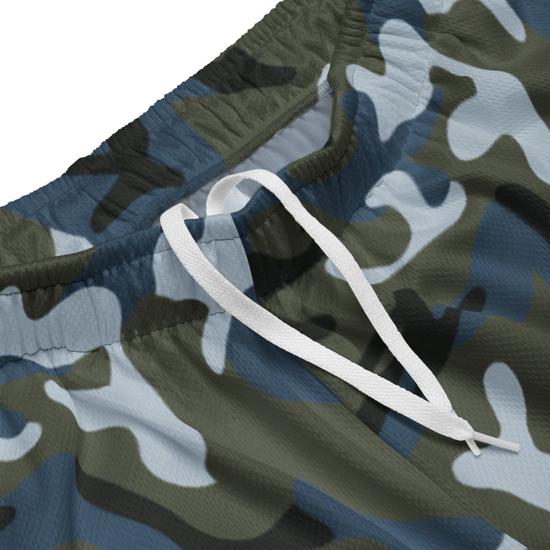 Type 87 Ocean CAMO Unisex Mesh Shorts