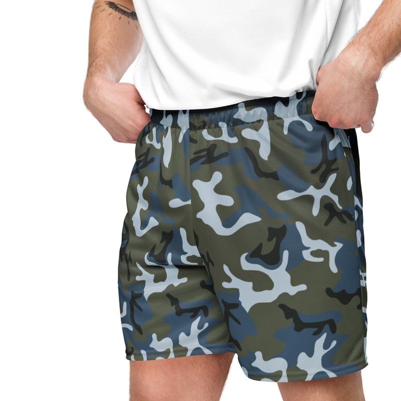Type 87 Ocean CAMO Unisex Mesh Shorts