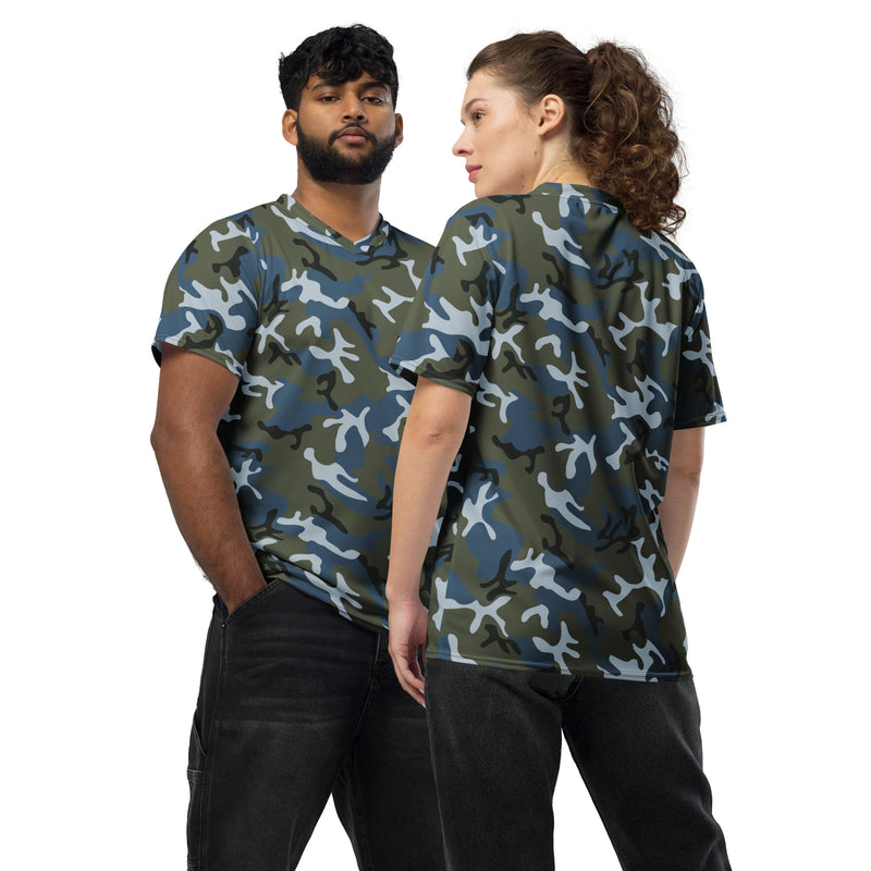 Type 87 Ocean CAMO Unisex Sports Jersey - 2XS