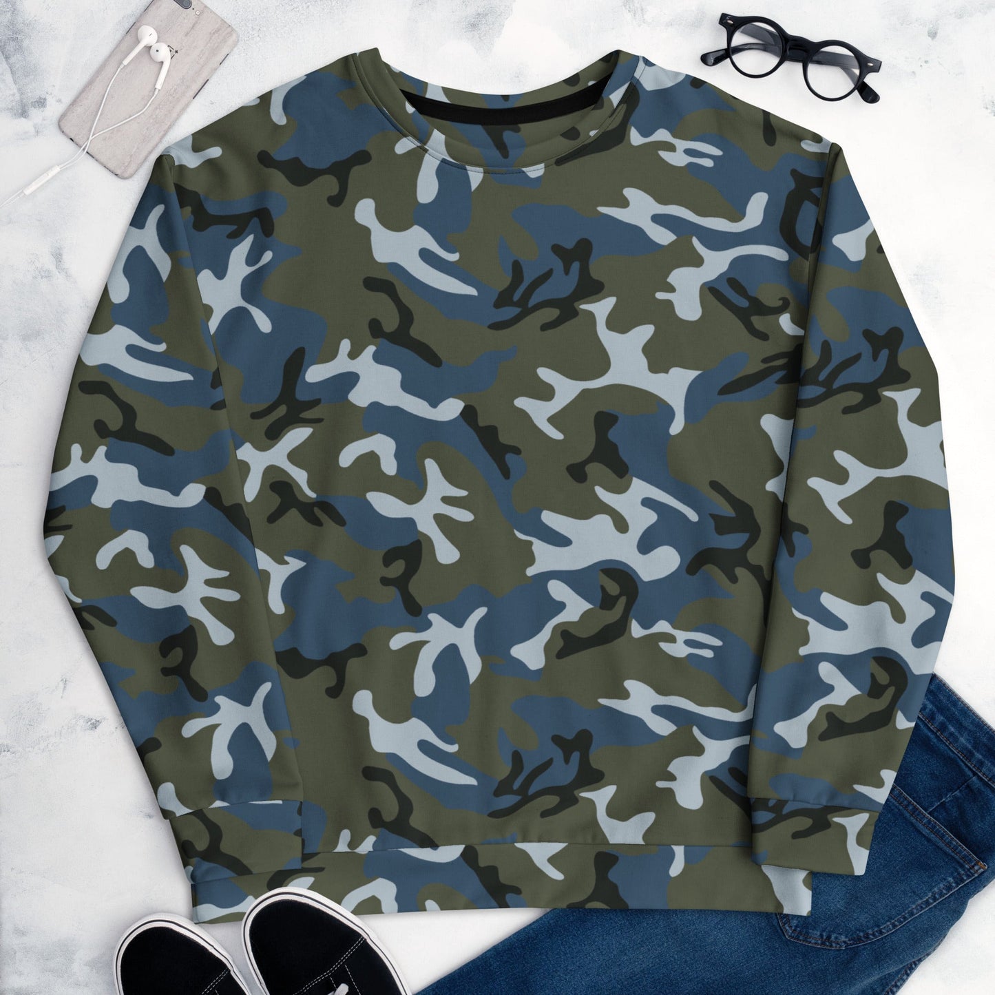 Chinese Type 87 Ocean CAMO Unisex Sweatshirt
