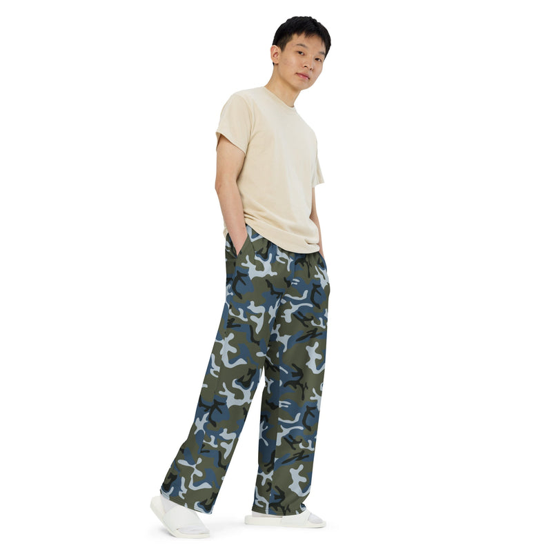 Type 87 Ocean CAMO Unisex Wide-Leg Leisure Pants - Pant