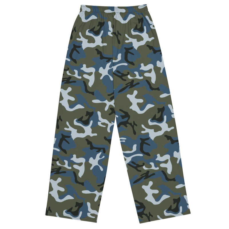 Type 87 Ocean CAMO Unisex Wide-Leg Leisure Pants - Pant
