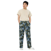 Type 87 Ocean CAMO Unisex Wide-Leg Leisure Pants - Pant
