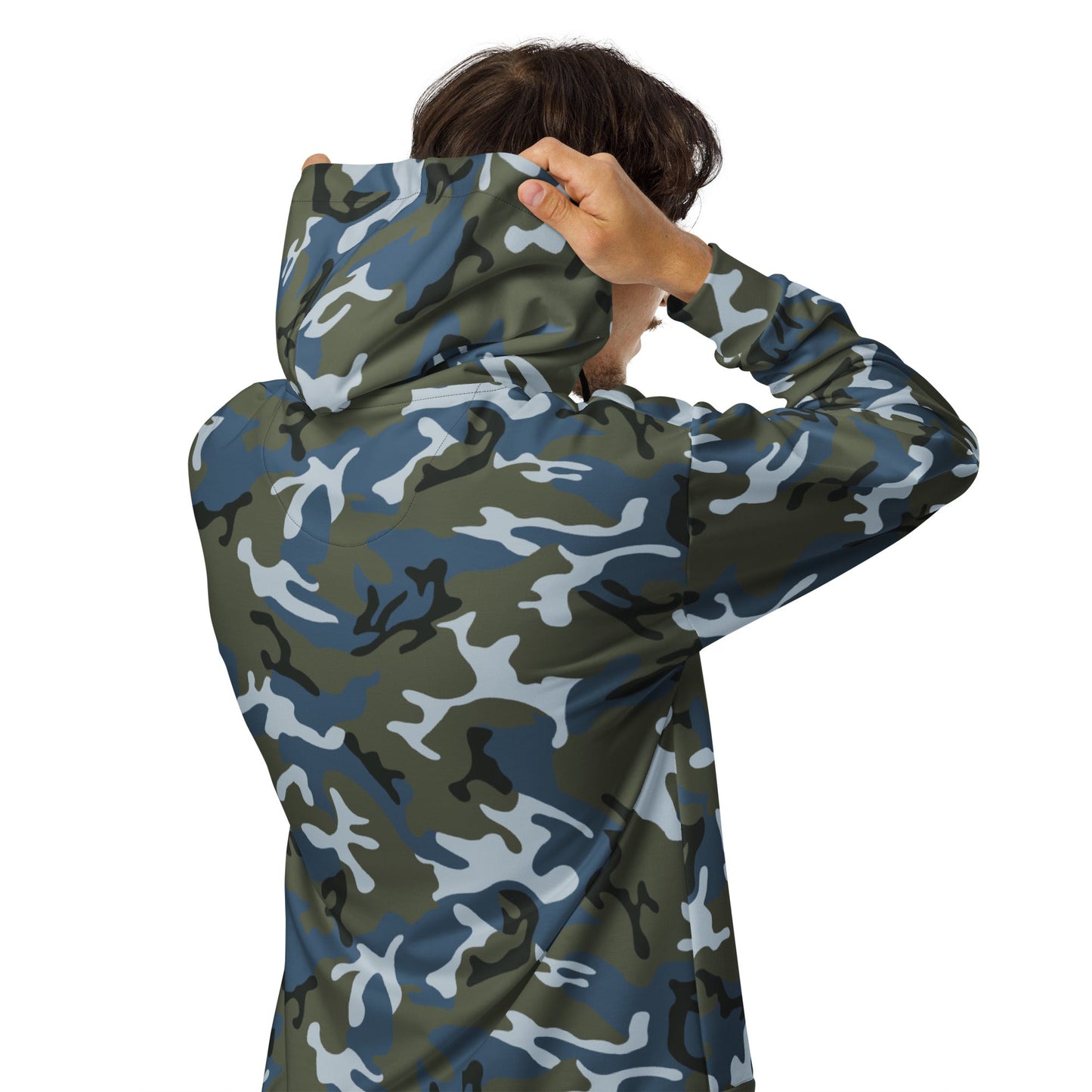 Chinese Type 87 Ocean CAMO Unisex Zip Hoodie