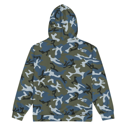 Chinese Type 87 Ocean CAMO Unisex Zip Hoodie