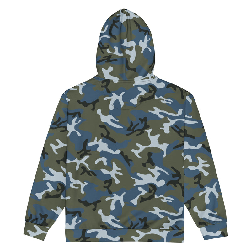 Type 87 Ocean CAMO Unisex Zip Hoodie