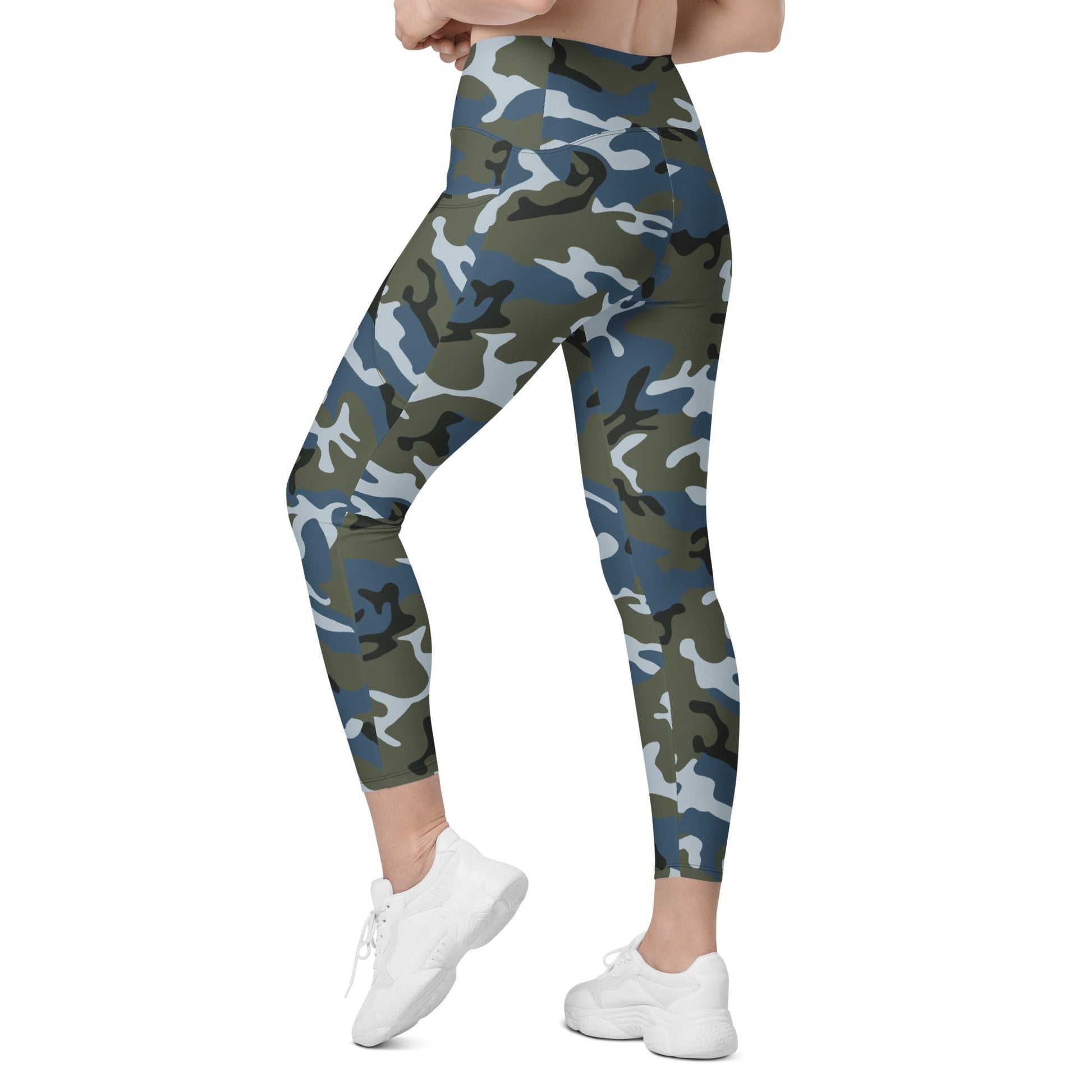 Chinese Type 87 Ocean CAMO Womens Leggings with Pockets