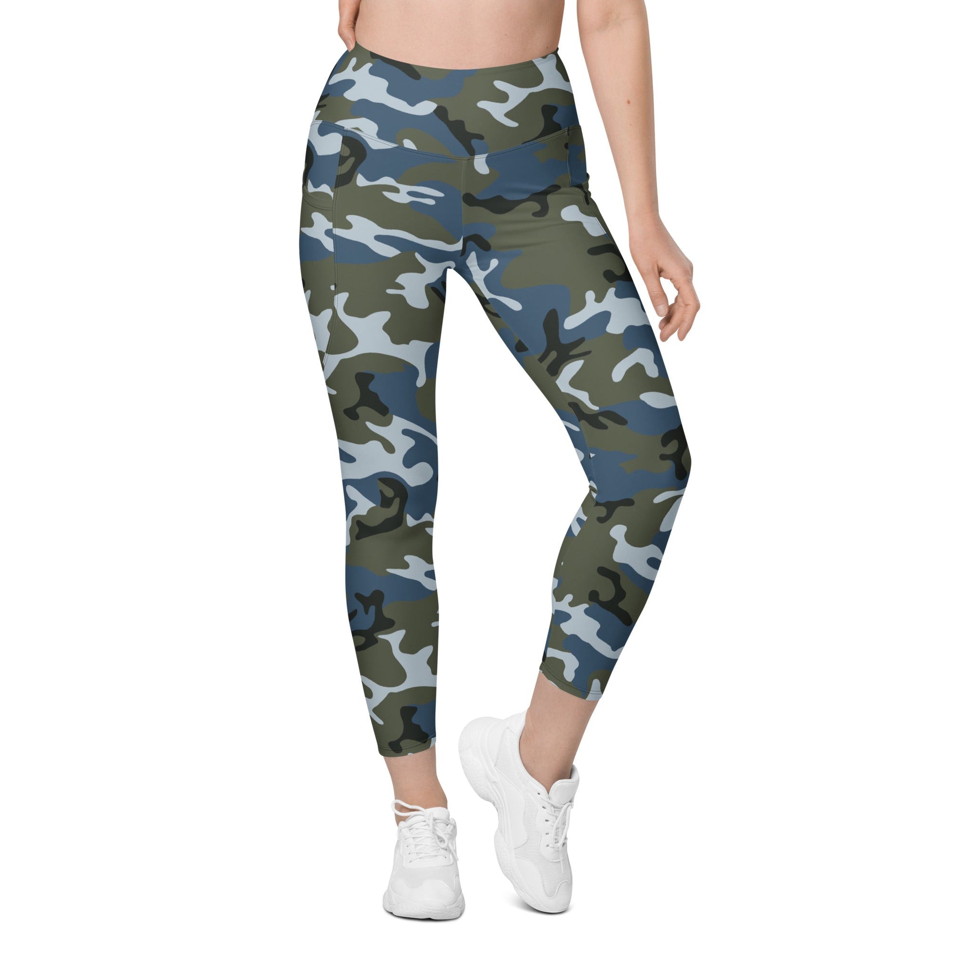Chinese Type 87 Ocean CAMO Womens Leggings with Pockets