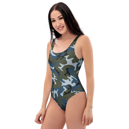 Chinese Type 87 Ocean CAMO Womens One-Piece Swimsuit