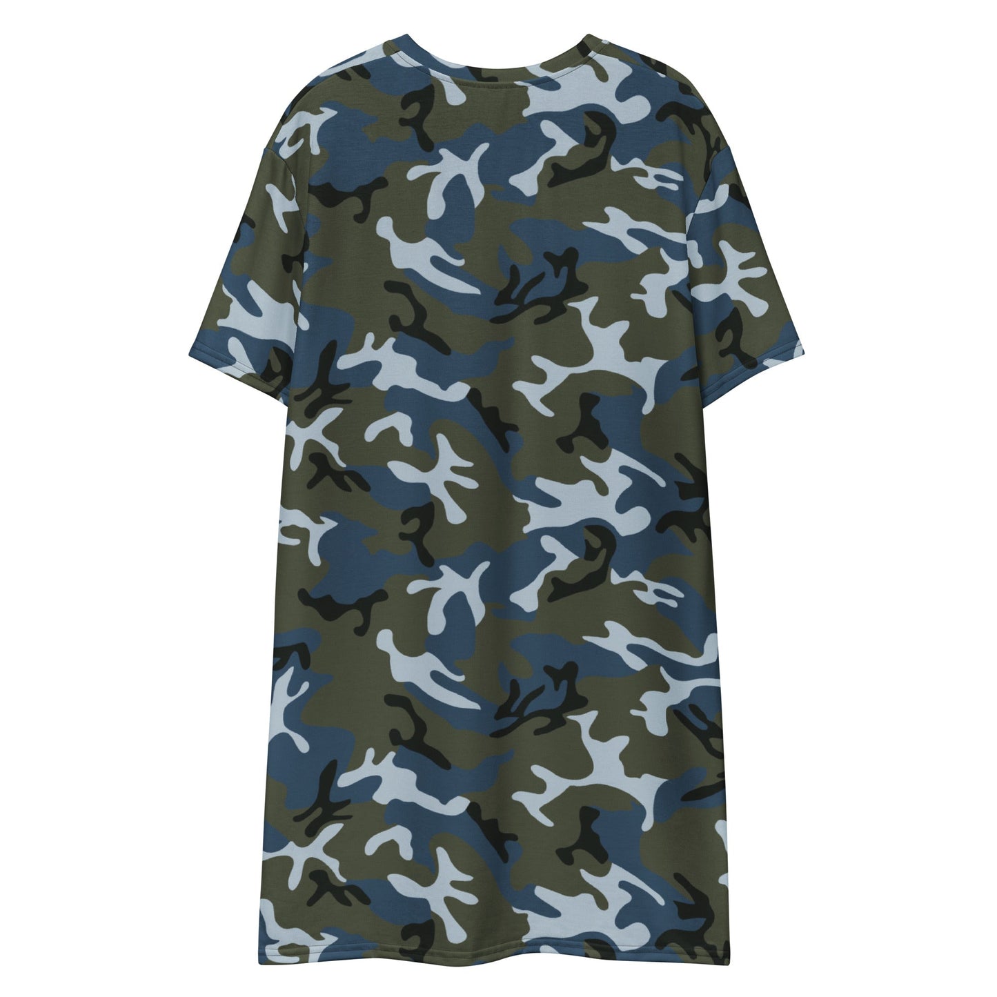 Chinese Type 87 Ocean CAMO Womens T-Shirt Dress