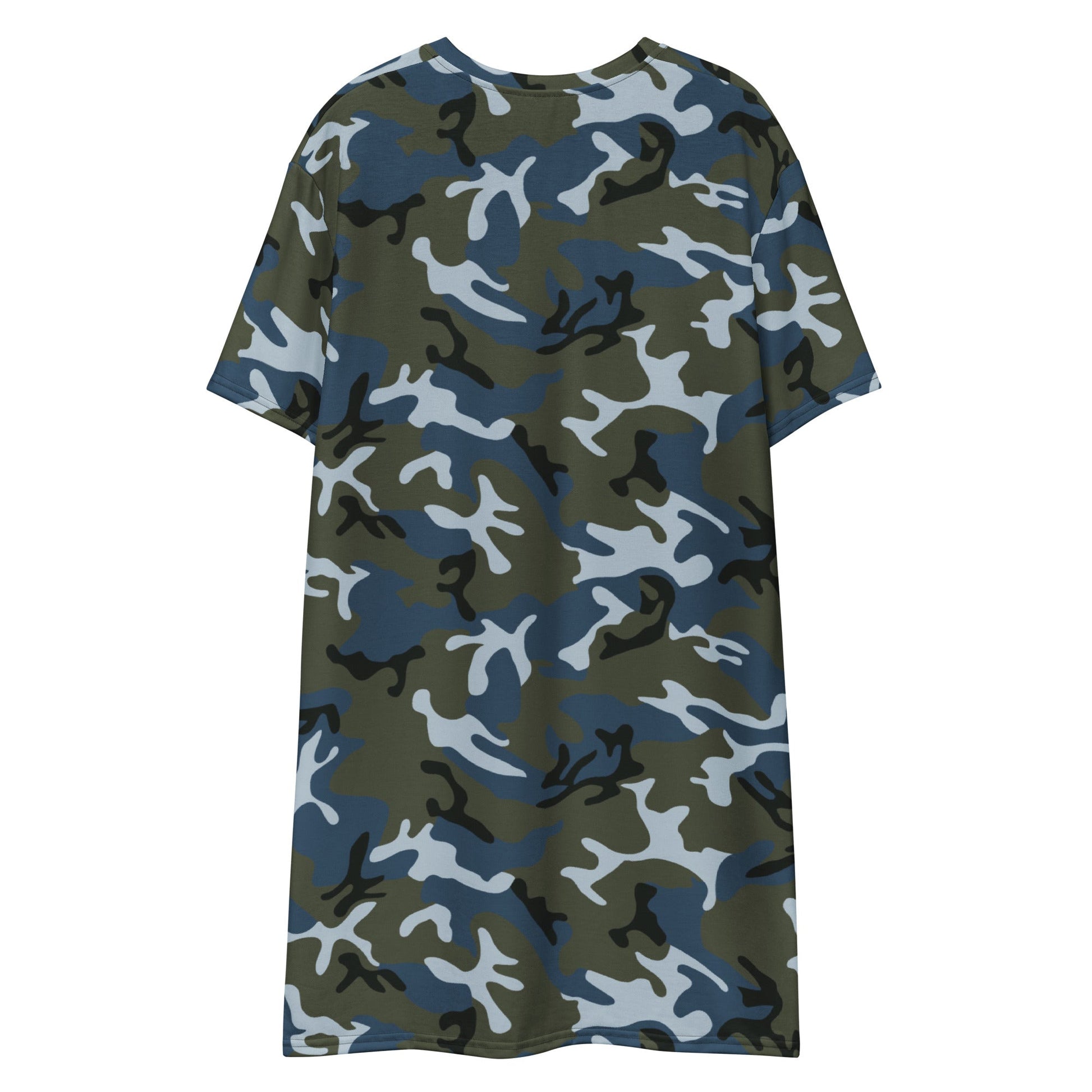Chinese Type 87 Ocean CAMO Womens T-Shirt Dress