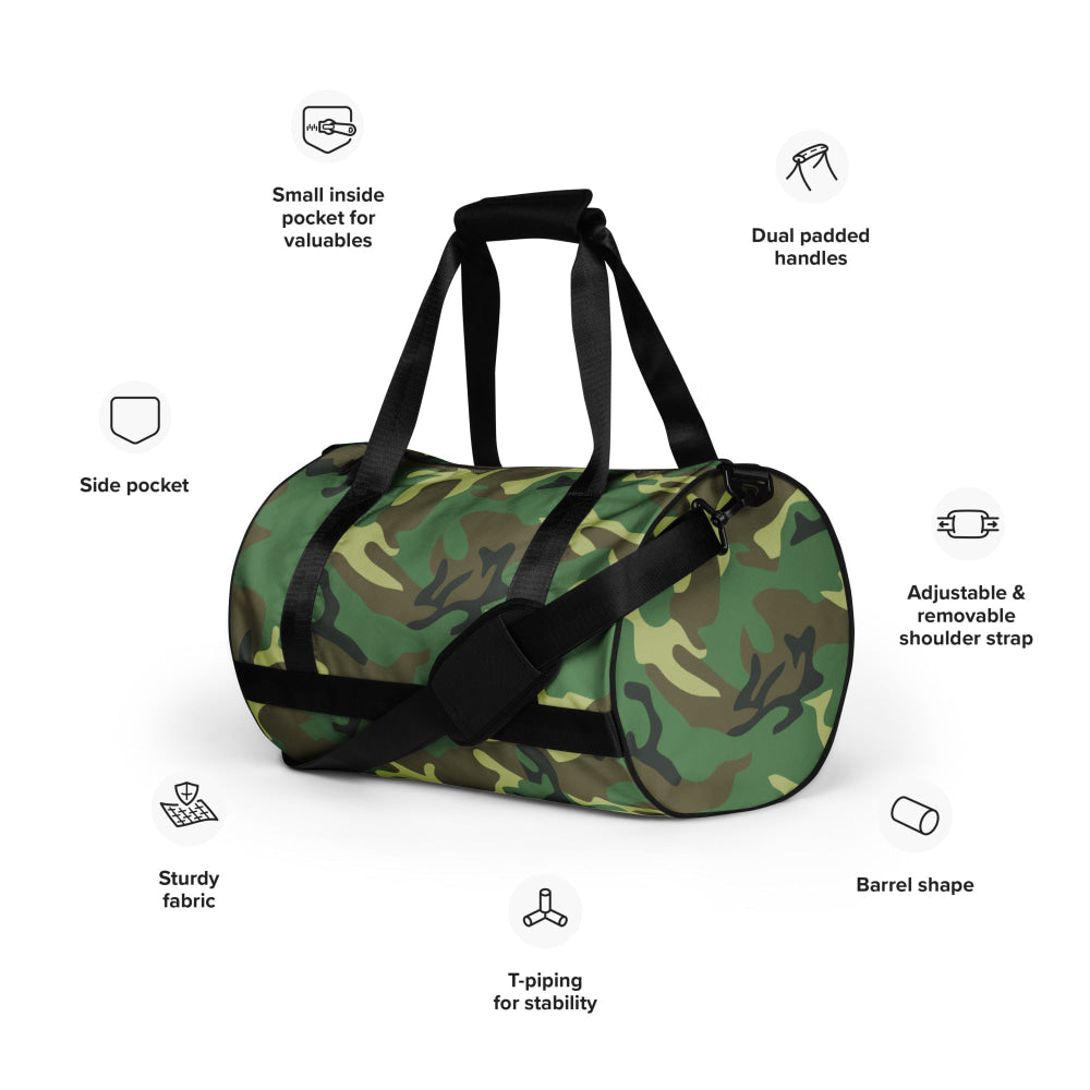 Chinese Type 87 Woodland CAMO gym bag - Gym Bag