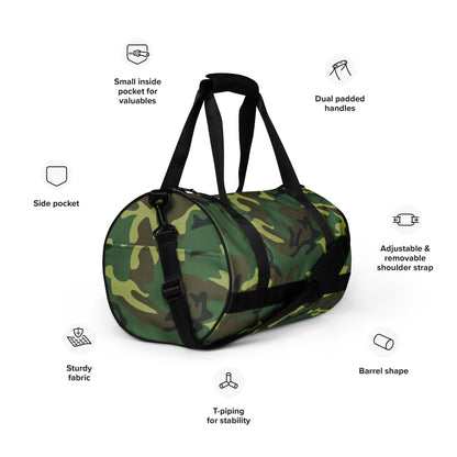 Chinese Type 87 Woodland CAMO gym bag - Gym Bag