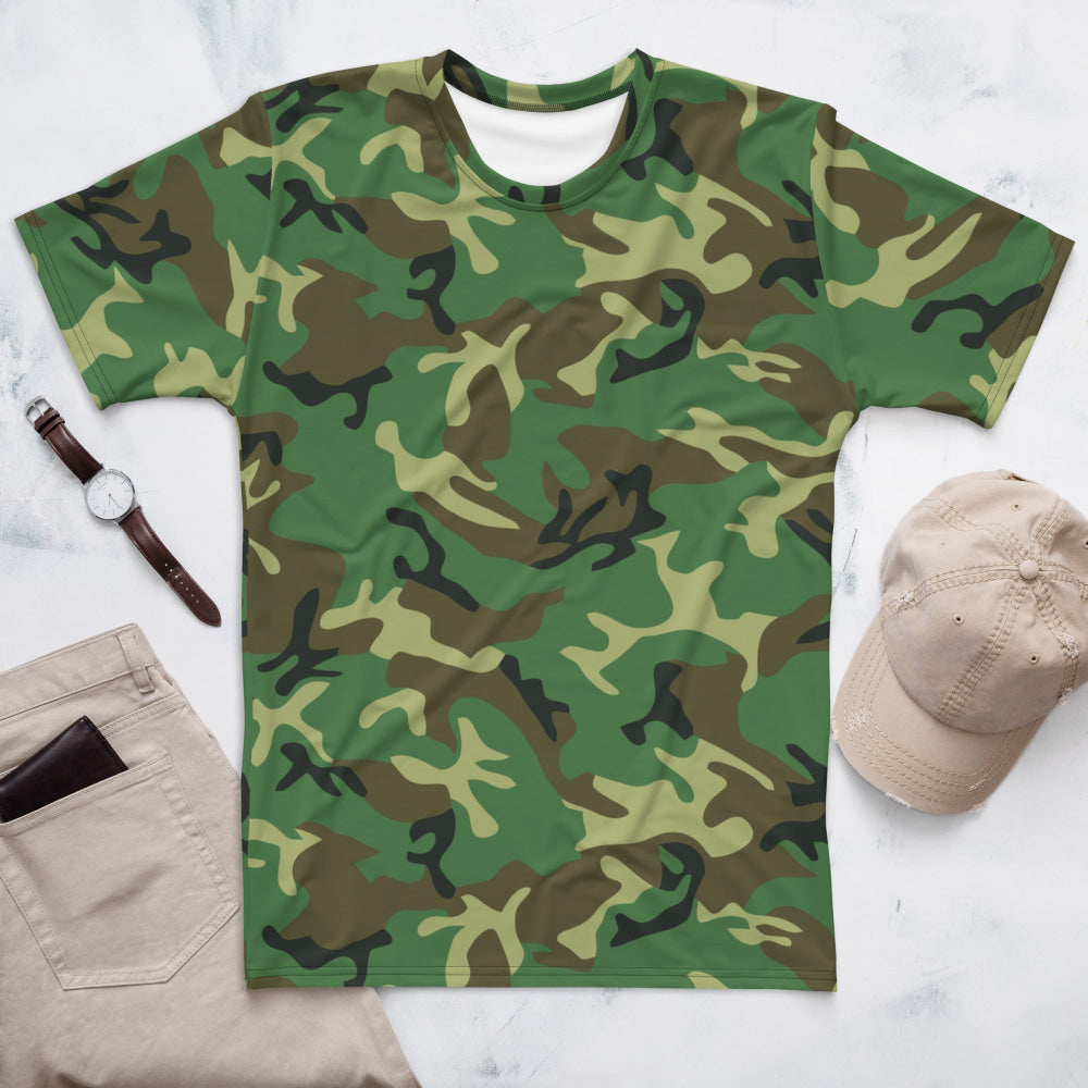 Chinese Type 87 Woodland CAMO Men’s T-shirt - XS - Mens T-Shirt