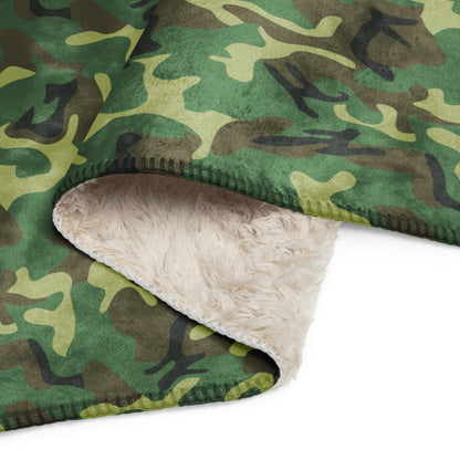 Chinese Type 87 Woodland CAMO Sherpa blanket - Blanket