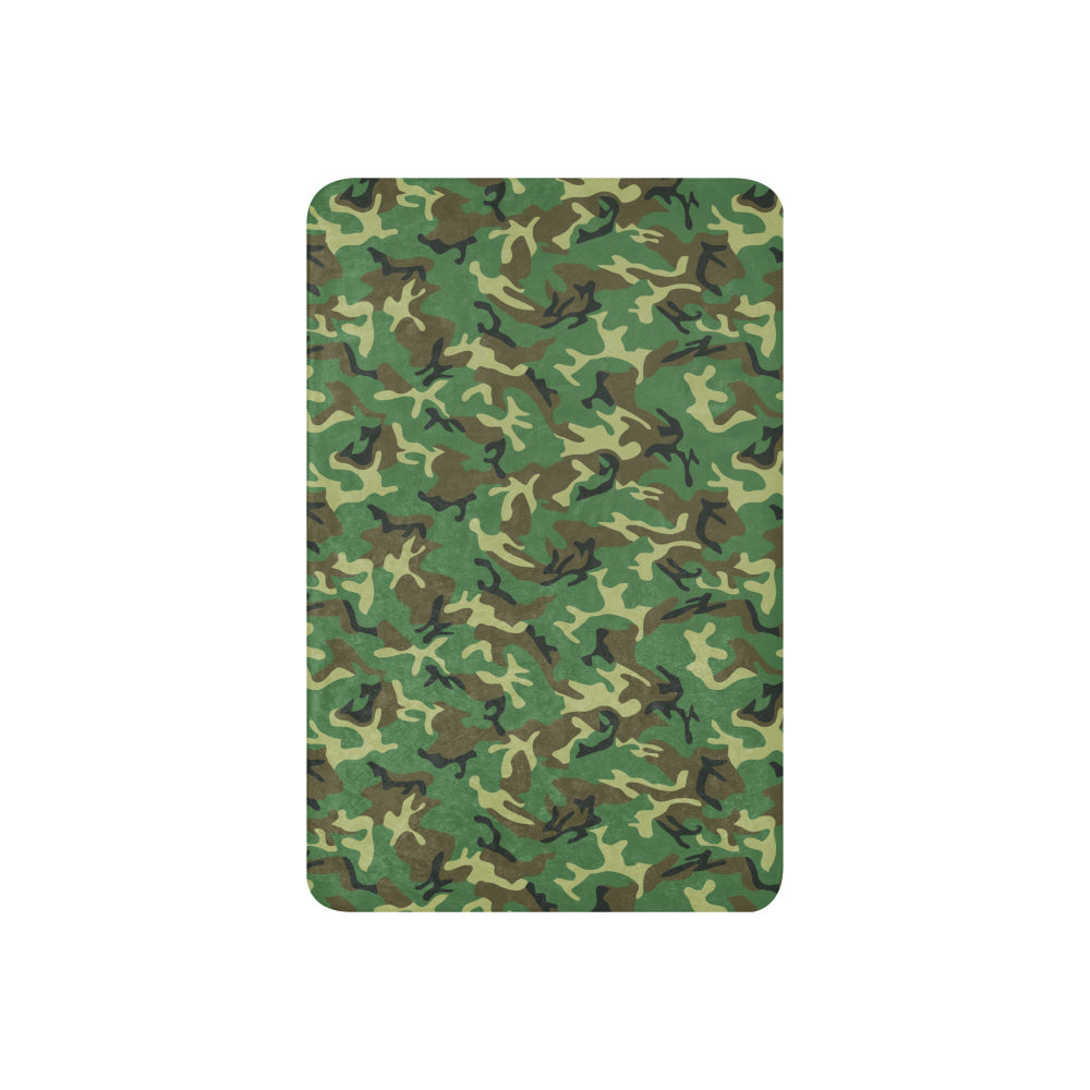 Chinese Type 87 Woodland CAMO Sherpa blanket - Blanket