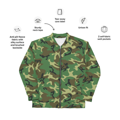 Chinese Type 87 Woodland CAMO Unisex Bomber Jacket