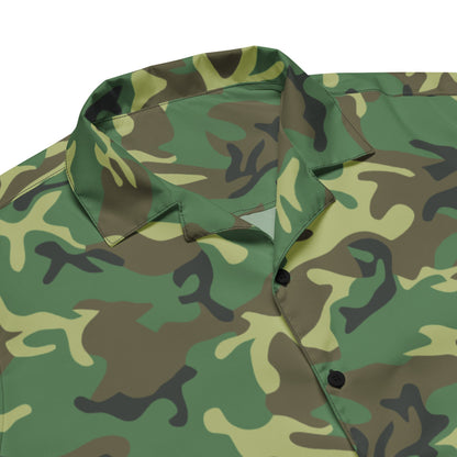 Chinese Type 87 Woodland CAMO Unisex button shirt - Button Shirt