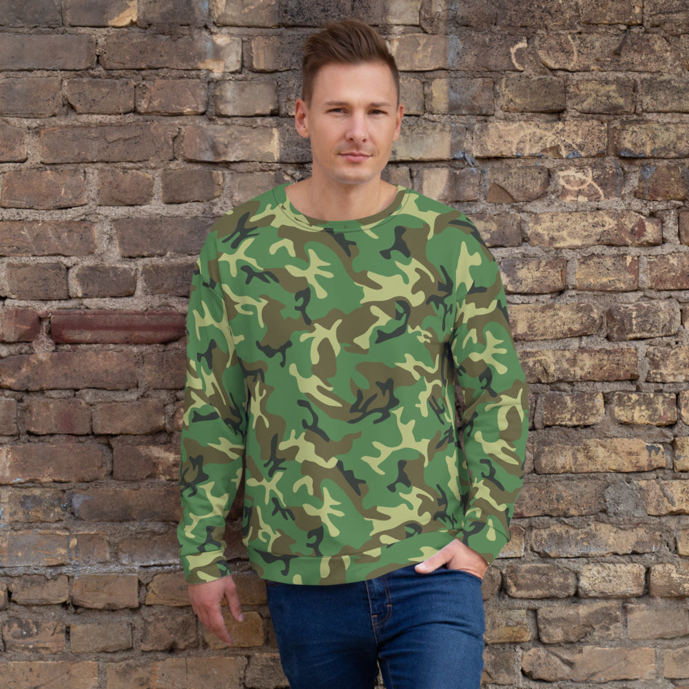 Chinese Type 87 Woodland CAMO Unisex Sweatshirt - XS