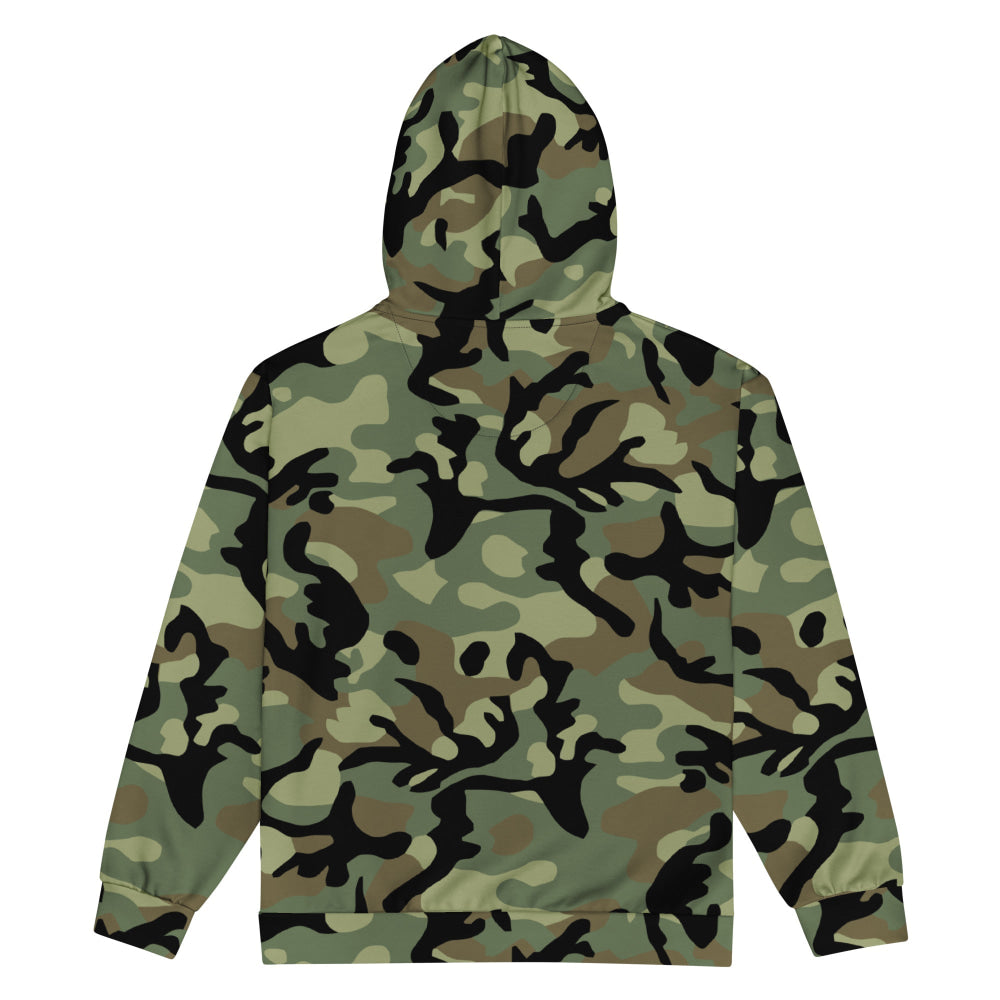 Chinese Type 87 Woodland CAMO Unisex zip hoodie - Zip Hoodie