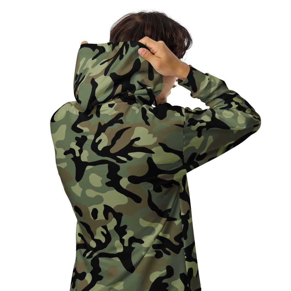 Chinese Type 87 Woodland CAMO Unisex zip hoodie - Zip Hoodie