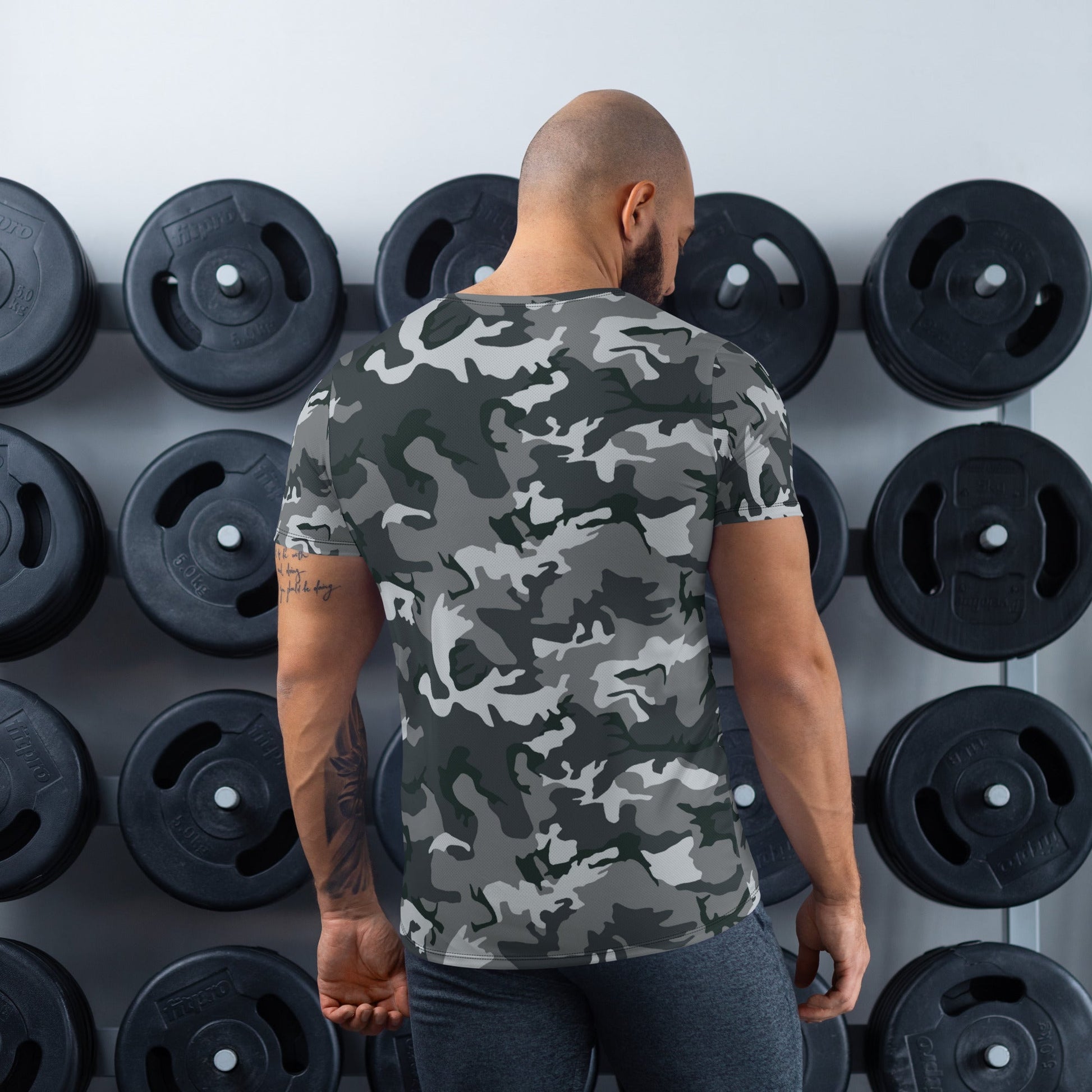 Chinese Type 99 Airborne Urban CAMO Mens athletic t-shirt - Athletic T-Shirts