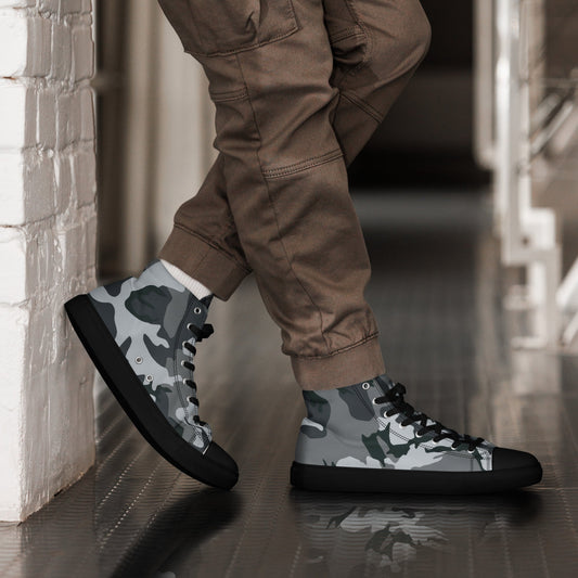 Chinese Type 99 Airborne Urban CAMO Mens high top canvas shoes - 5 - High Top Canvas Shoes