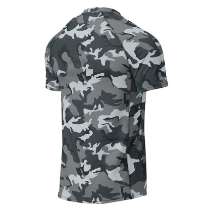 Chinese Type 99 Airborne Urban CAMO Mens Short-Sleeve Rash Guard - Short-sleeve Guards
