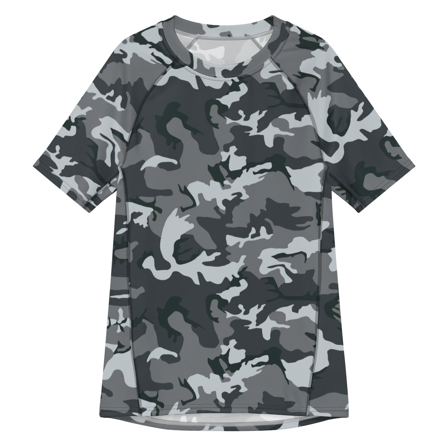 Chinese Type 99 Airborne Urban CAMO Mens Short-Sleeve Rash Guard - 2XS - Short-sleeve Guards