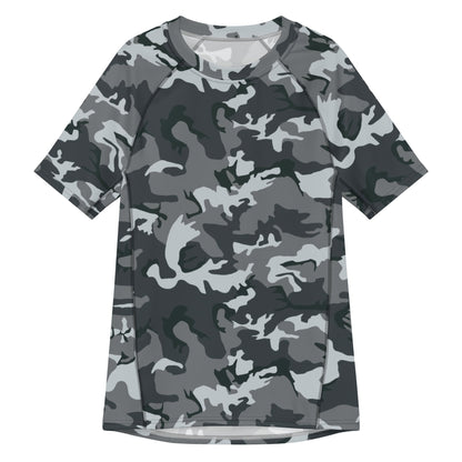 Chinese Type 99 Airborne Urban CAMO Mens Short-Sleeve Rash Guard - 2XS - Short-sleeve Guards