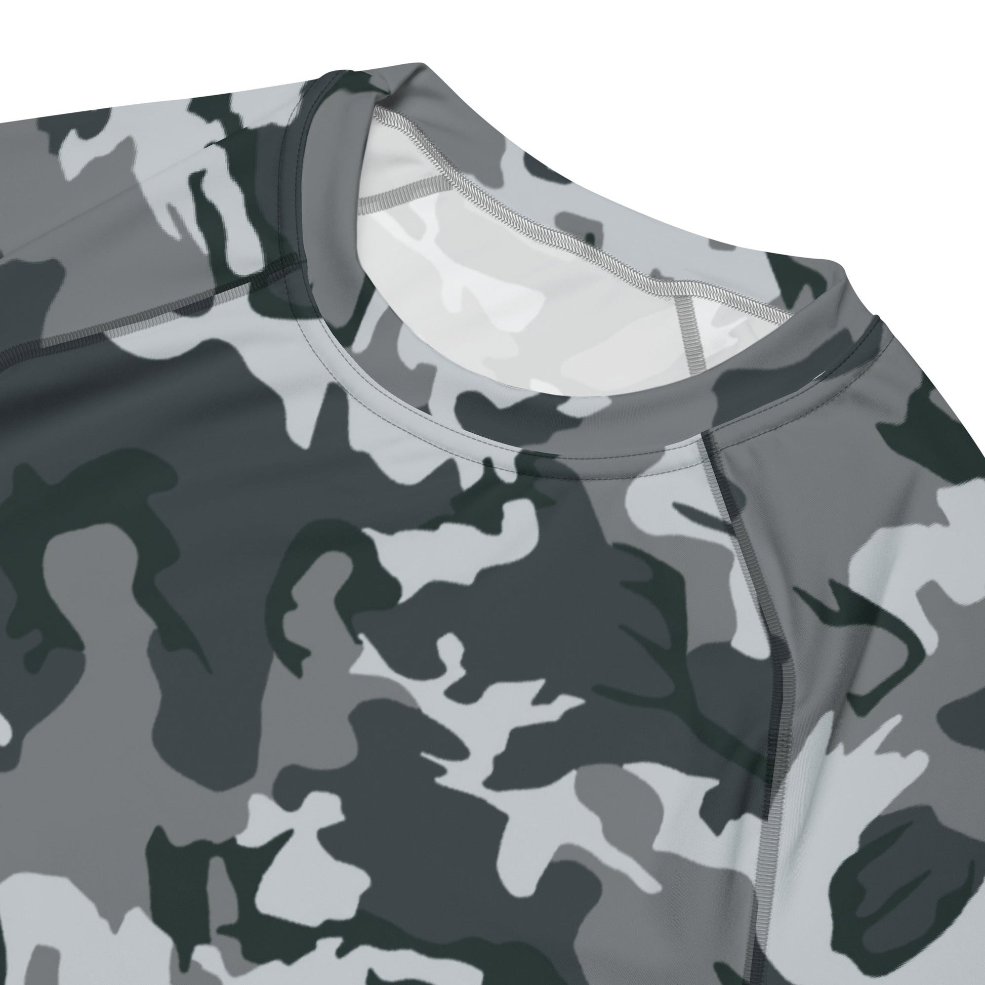 Chinese Type 99 Airborne Urban CAMO Mens Short-Sleeve Rash Guard - Short-sleeve Guards