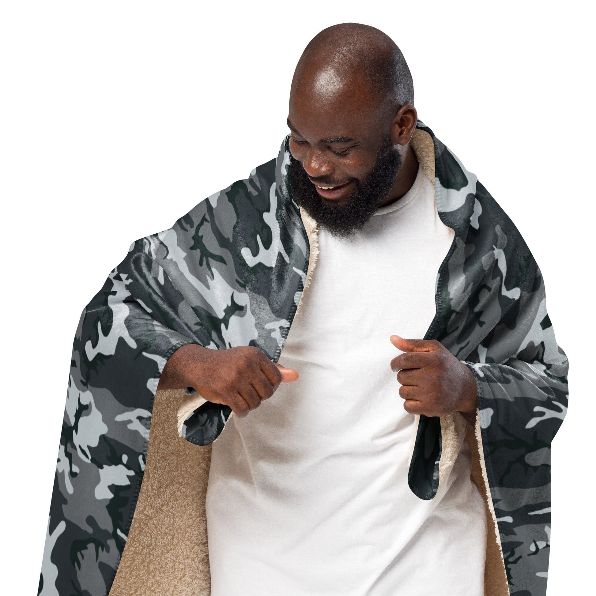 Chinese Type 99 Airborne Urban CAMO Sherpa Blanket
