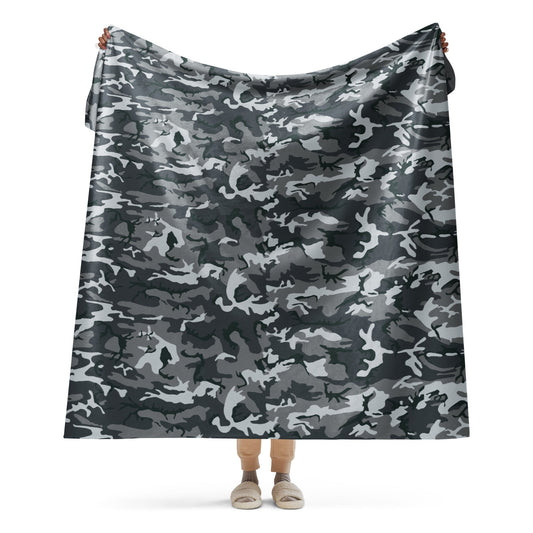 Chinese Type 99 Airborne Urban CAMO Sherpa Blanket - 60″×80″