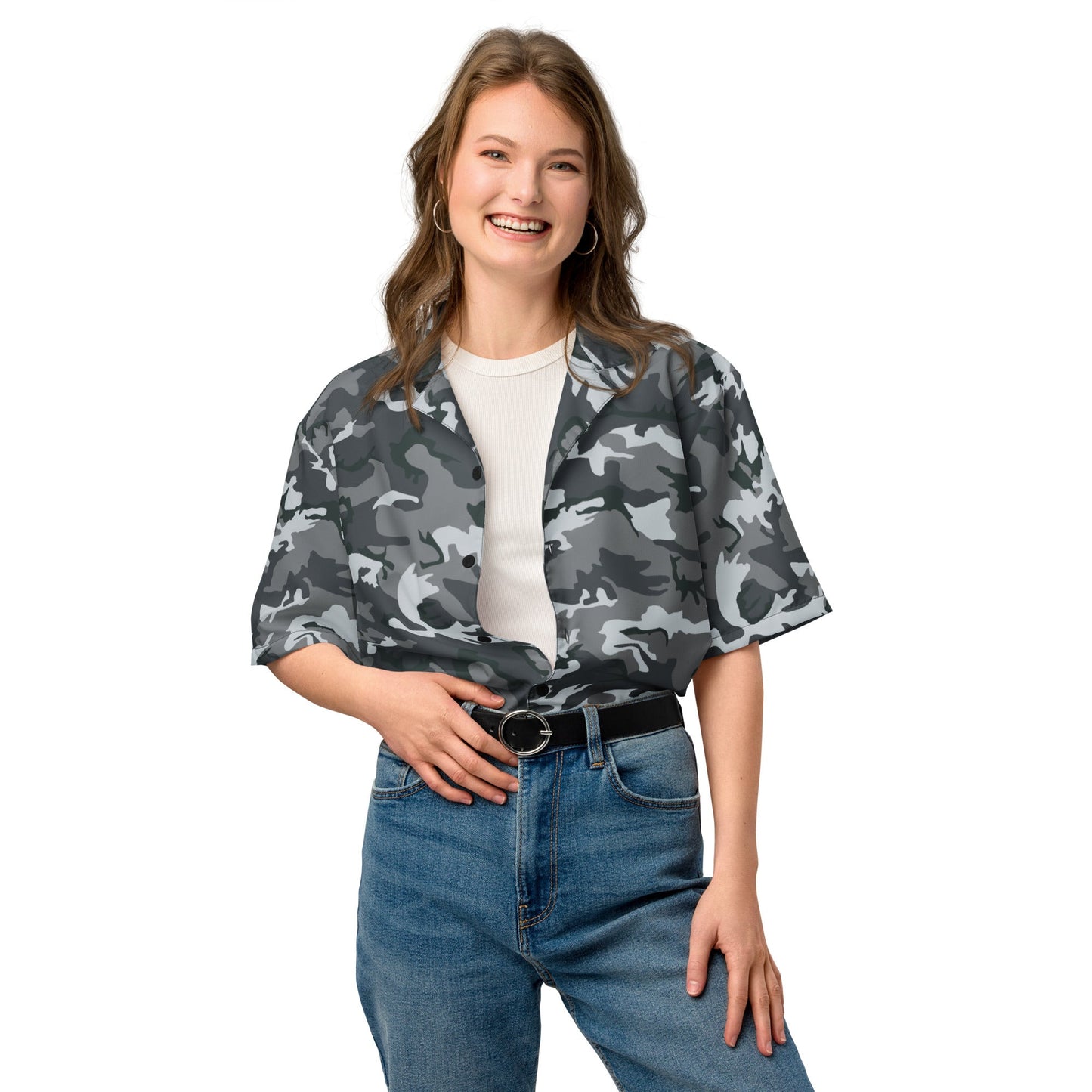 Chinese Type 99 Airborne Urban CAMO Unisex button shirt - Button Shirts