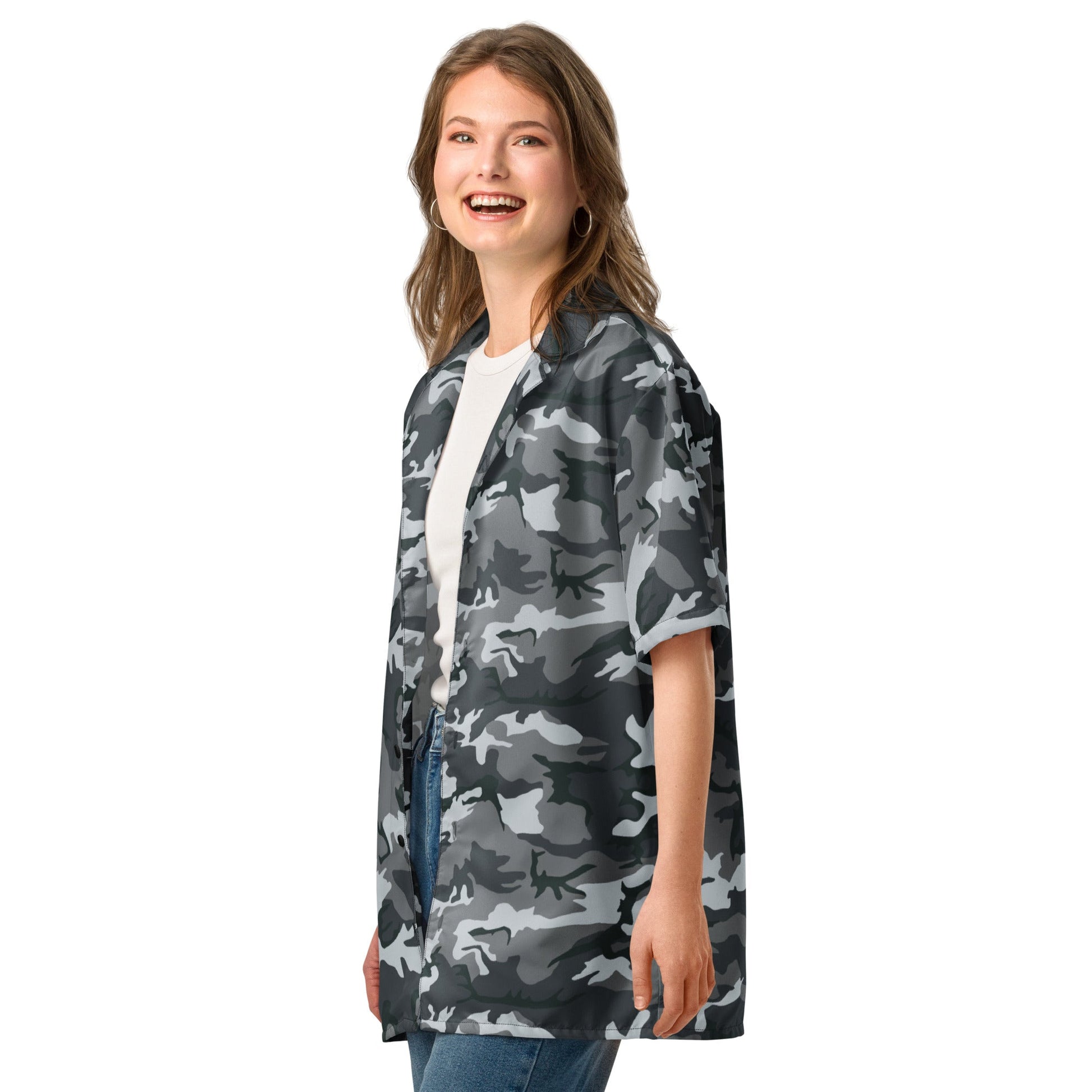 Chinese Type 99 Airborne Urban CAMO Unisex button shirt - Button Shirts