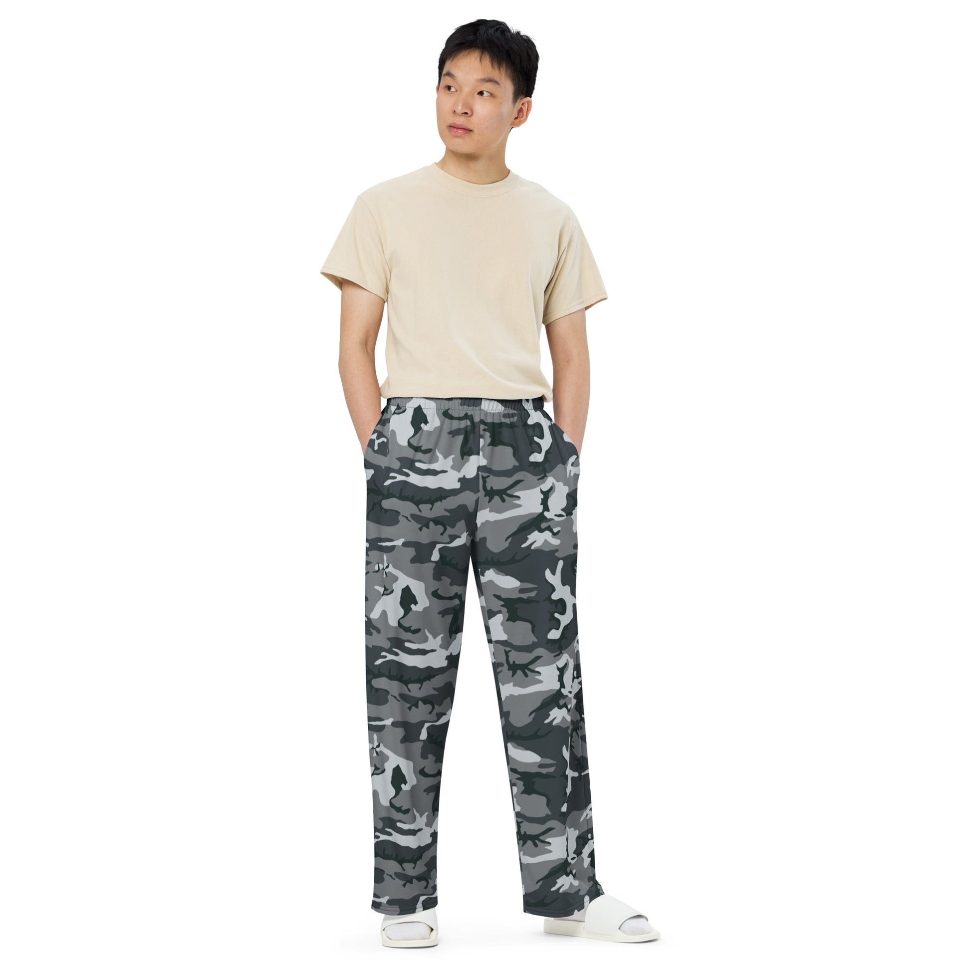 Chinese Type 99 Airborne Urban CAMO unisex wide-leg pants - Wide-leg Pants