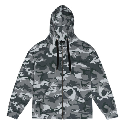 Chinese Type 99 Airborne Urban CAMO Unisex zip hoodie - 2XS - Zip Hoodies