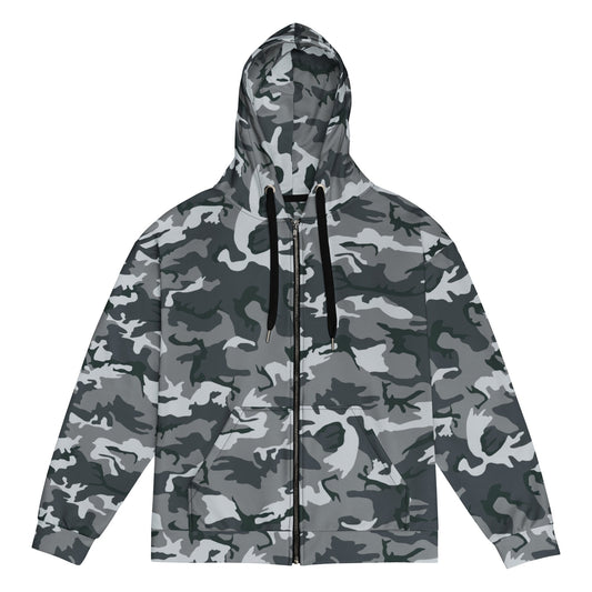 Chinese Type 99 Airborne Urban CAMO Unisex zip hoodie - 2XS - Zip Hoodies