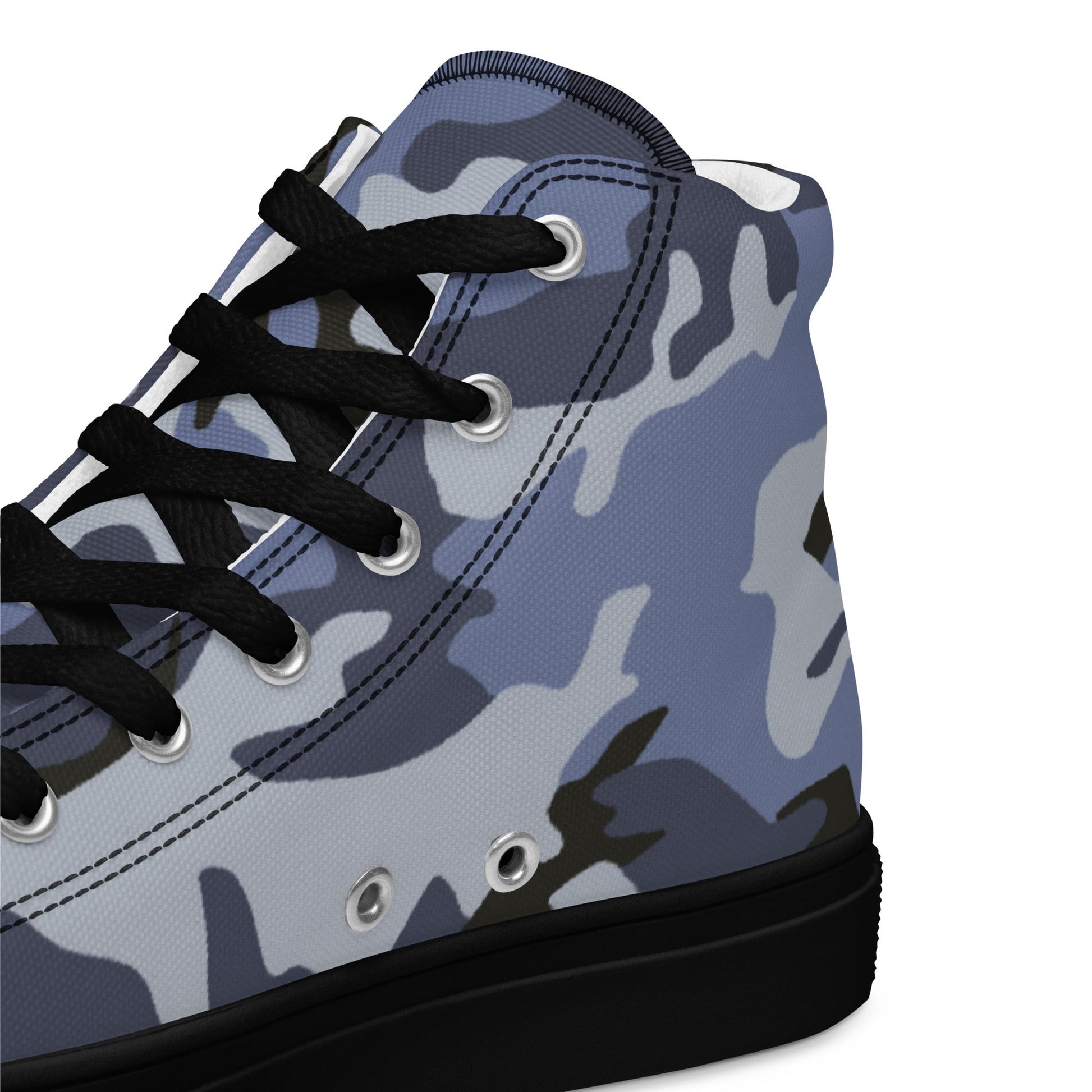 Chinese Type 99 Marine CAMO Mens high top canvas shoes - High Top Canvas Shoes