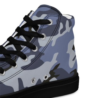 Chinese Type 99 Marine CAMO Mens high top canvas shoes - High Top Canvas Shoes