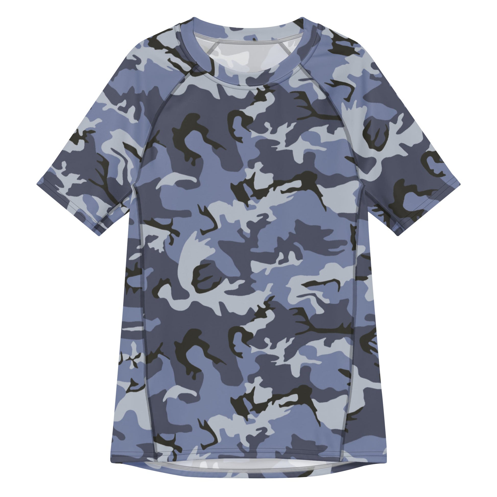 Chinese Type 99 Marine CAMO Mens Short-Sleeve Rash Guard - 2XS - Short-sleeve Guards