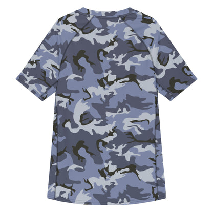 Chinese Type 99 Marine CAMO Mens Short-Sleeve Rash Guard - Short-sleeve Guards