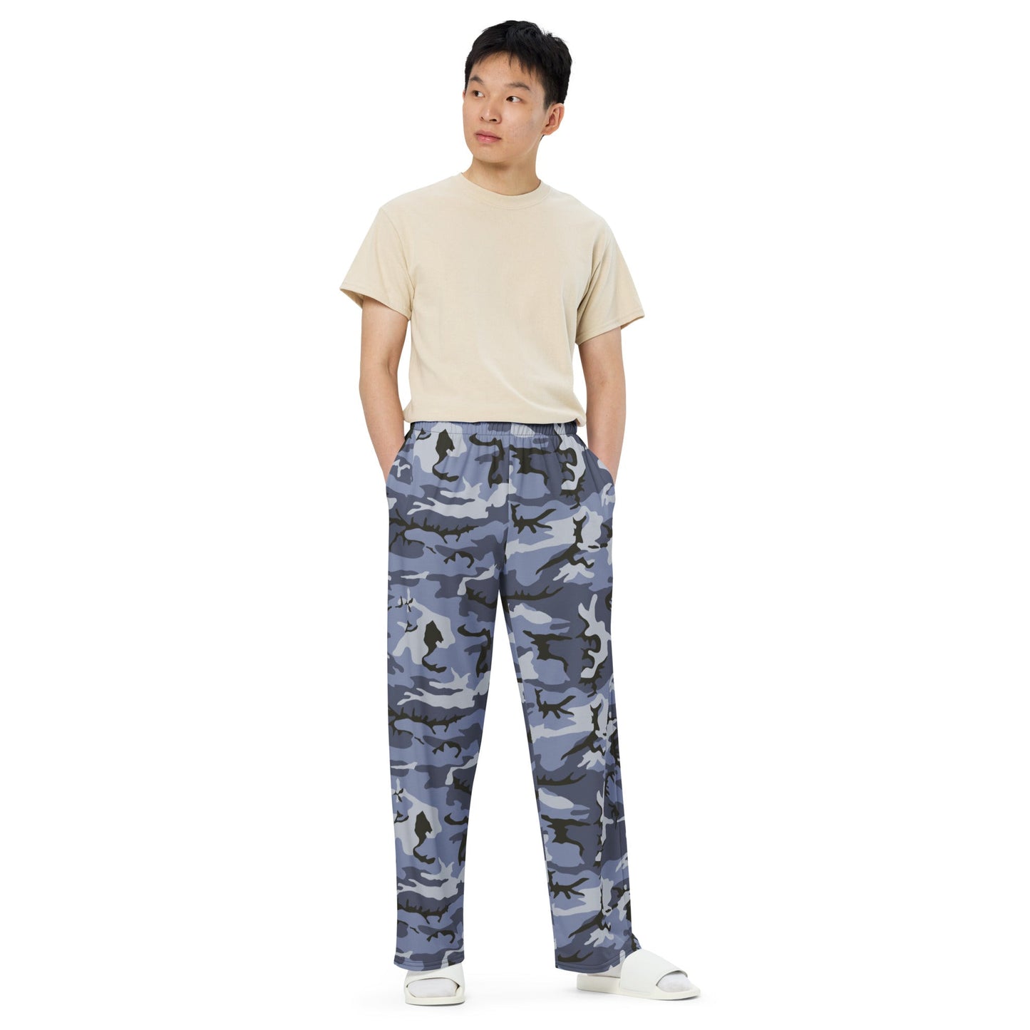 Chinese Type 99 Marine CAMO unisex wide-leg pants - Wide-leg Pants