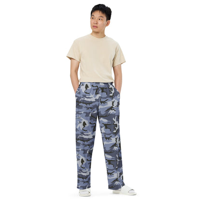 Chinese Type 99 Marine CAMO unisex wide-leg pants - Wide-leg Pants