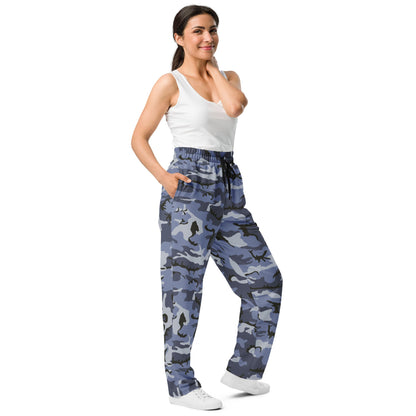 Chinese Type 99 Marine CAMO Unisex Wide-Leg Joggers