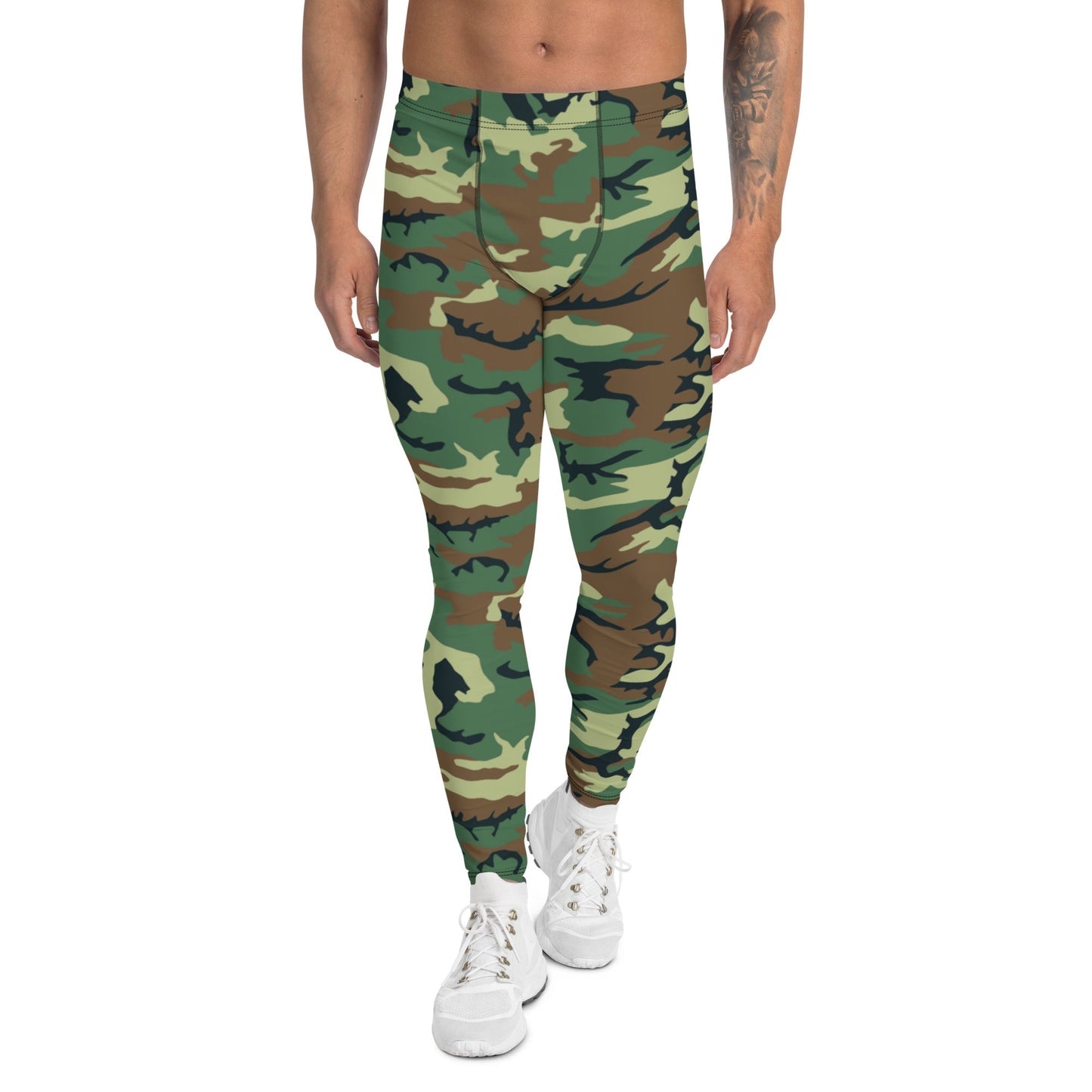 Chinese Type 99 Woodland CAMO Mens Leggings - XS