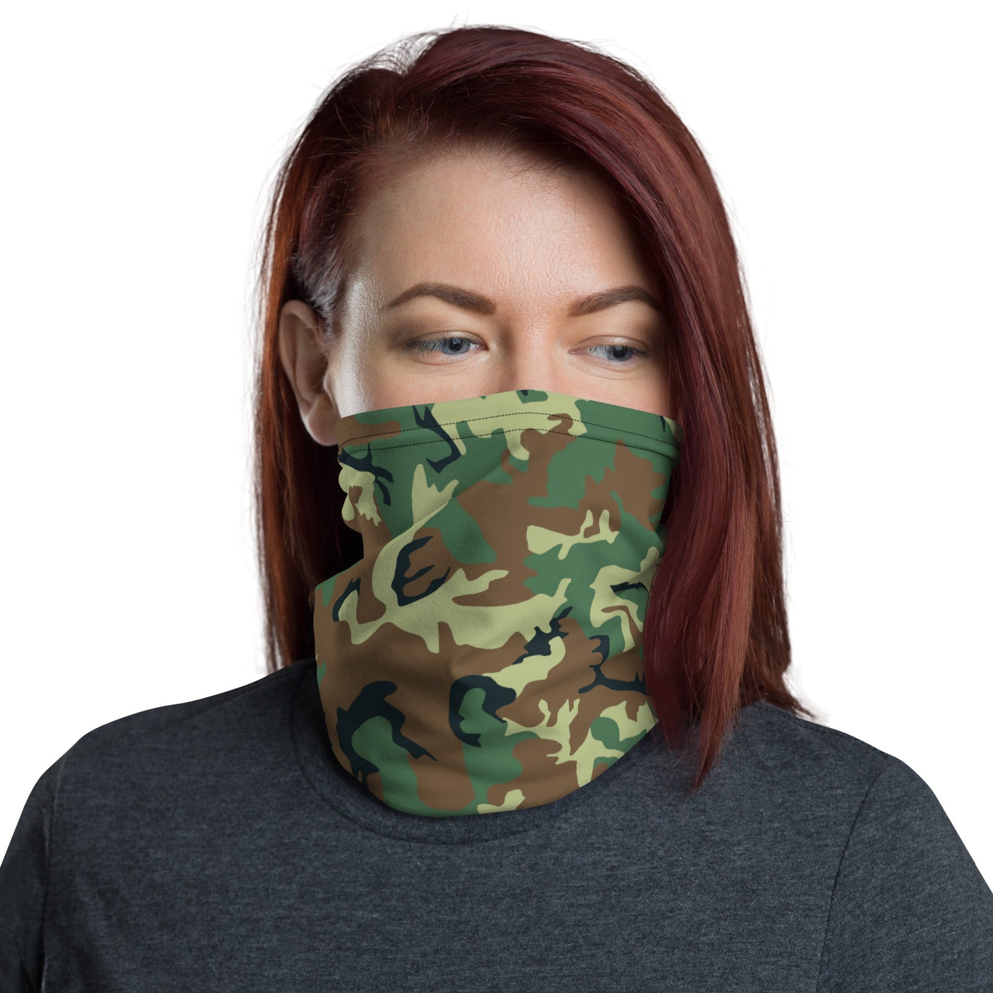 Chinese Type 99 Woodland CAMO Neck Gaiter Gaiters