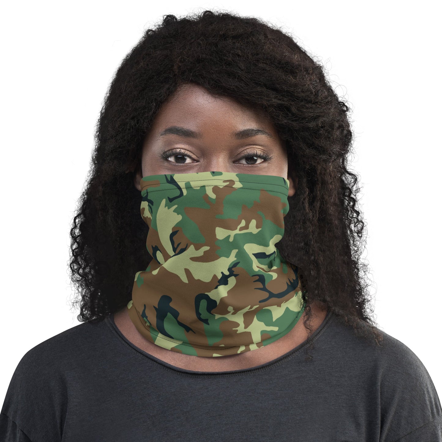 Chinese Type 99 Woodland CAMO Neck Gaiter Gaiters